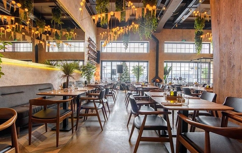 interior of a restaurant