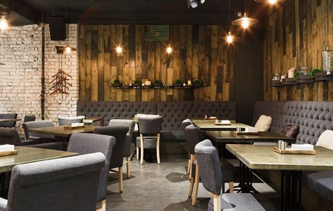 interior of clean restaurant